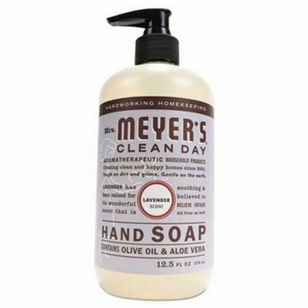 Mrs. Meyer's Clean Day 651311 Lavender Liquid Hand Soap - 12.5oz X2 Bottles